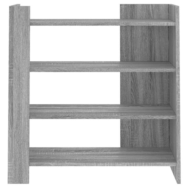 vidaXL Buffet sonoma gris 73,5x35x75 cm bois d'ing&eacute;nierie