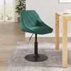 vidaXL Tabouret de bar Vert foncé Velours