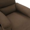 vidaXL Fauteuil de massage Marron Tissu