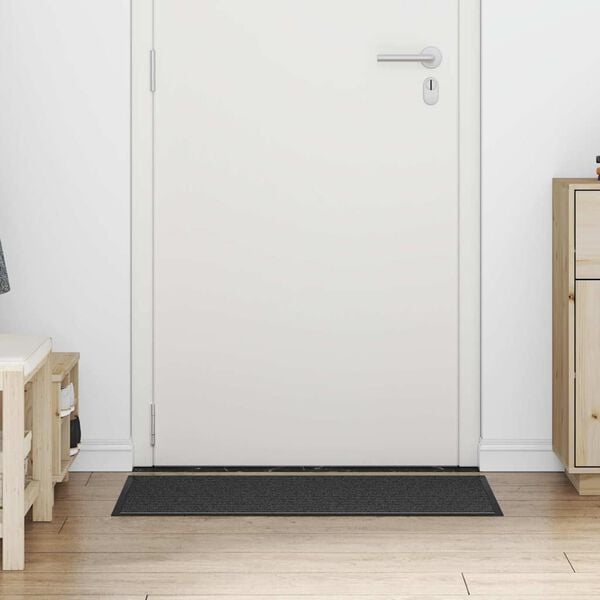 vidaXL Tapis d'entr&eacute;e Noir 60 x 90 cm Polypropyl&egrave;ne