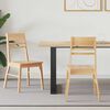 vidaXL Chaises de salle &agrave; manger 2 pcs Naturel 43 x 54 x 89 cm