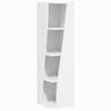 vidaXL Meuble d'angle 27,5x27x102cm Bois d'ing&eacute;nierie