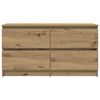 vidaXL Meuble TV ch&ecirc;ne artisanal 100x35x54 cm bois d'ing&eacute;nierie