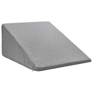 vidaXL Coussin pour les jambes Uni Gris 60 x 50 x 30 cm
