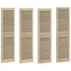 vidaXL Porte de Cabinet 4 pi&egrave;ces Naturel 140,5 x 39,5 cm