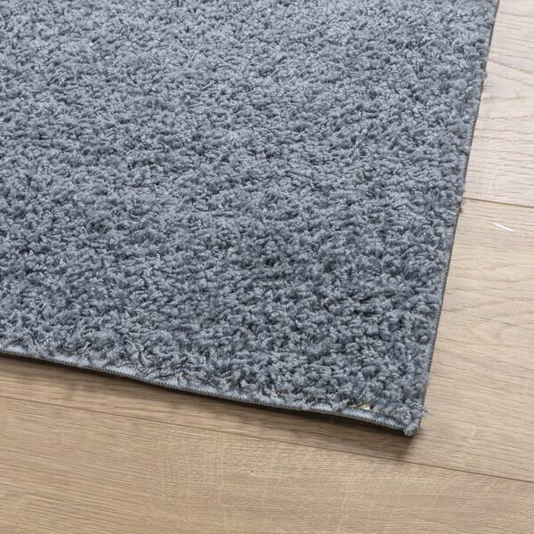 vidaXL Tapis shaggy PAMPLONA poils longs moderne bleu 100x200 cm