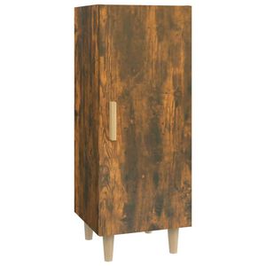vidaXL Buffet Chêne fumé 34,5x34x90 cm Bois d'ingénierie