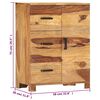 vidaXL Buffet 58x30x75 cm Bois massif