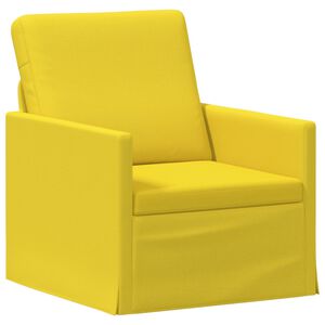 vidaXL Canap&eacute; simple Jaune clair 70 x 81 x 82 cm Tissu