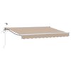 vidaXL Auvent r&eacute;tractable &eacute;lectrique Beige 2,5 x 2 m