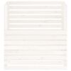 vidaXL Composteur Blanc 100x100x102 cm Bois massif de pin