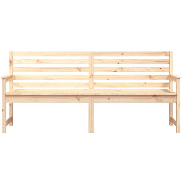 vidaXL Banc de jardin 203,5x48x91,5 cm bois massif de pin