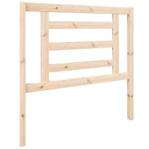 vidaXL T&ecirc;te de lit 96x4x100 cm Bois massif de pin