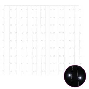 vidaXL Rideaux lumineux &agrave; LED 3x3 m 300 LED Blanc froid 8 fonctions