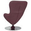 vidaXL Fauteuil œuf Violet 63 x 73 x 90 cm tissu