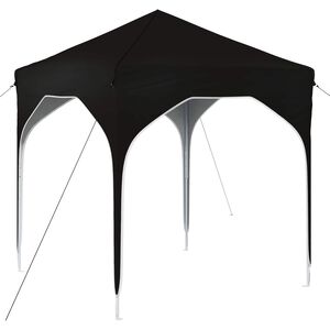 vidaXL Tente de f&ecirc;te pop-up 194 x 194 x 245 cm Noir