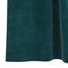 vidaXL Rideaux occultants 2 pcs Vert fonc&eacute; 140 x 225 cm Velours
