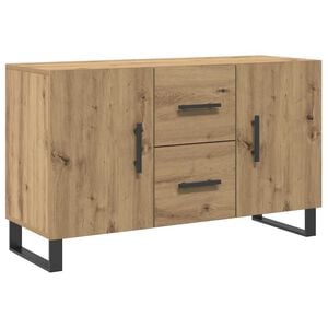 vidaXL Buffet ch&ecirc;ne artisanal 100x36x60 cm bois d'ing&eacute;nierie
