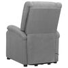 vidaXL Fauteuil Gris clair Tissu
