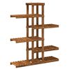 vidaXL Support de Plante Naturel 93 x 25 x 114,5 cm