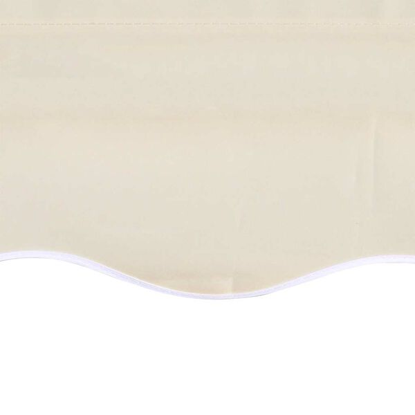 vidaXL Toile d'auvent Cr&egrave;me 500x300 cm
