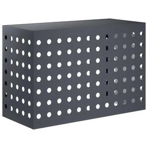 vidaXL Housse de climatiseur Anthracite 90 x 40 x 60 cm Acier