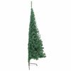 vidaXL Sapin de No&euml;l artificiel pr&eacute;-&eacute;clair&eacute; Vert 240 cm PVC