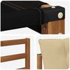 vidaXL Ensemble de canap&eacute;s d'ext&eacute;rieur 6 pcs Naturel et Beige