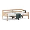 vidaXL Lit de jour sans matelas 75x190 cm bois de pin massif