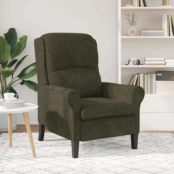 vidaXL fauteuil Vert arm&eacute;e 76 x 94 x 102 cm Simili cuir