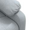 vidaXL Fauteuil inclinable Gris clair Tissu