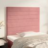 vidaXL T&ecirc;te de lit Rose 100x5x118/128 cm Velours