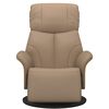 vidaXL Fauteuil inclinable avec repose-pieds cappuccino similicuir