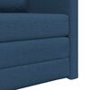 vidaXL Canap&eacute;-Lit 60cm Bleu tissu