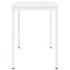 vidaXL Table de bar Blanc 110 x 55 x 105 cm Bois de pin massif