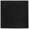 vidaXL Tapis antid&eacute;rapant en fausse de lapin OLITE Noir 120 x 120 cm