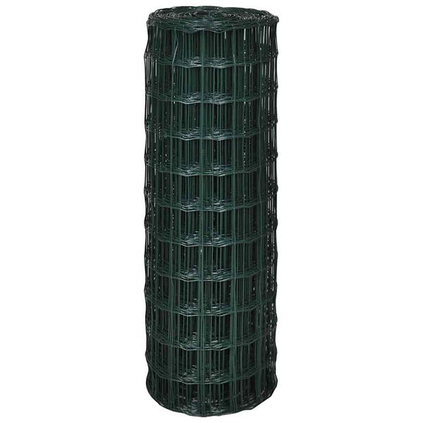 vidaXL Clôture euro Acier 10 x 1,2 m Vert