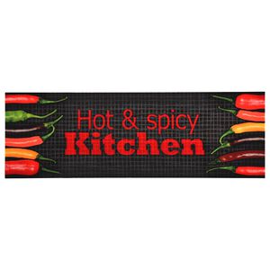 vidaXL Tapis de cuisine lavable Hot & Spicy 60x300 cm