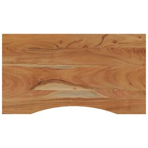 vidaXL Dessus de bureau 90x50x2,5cm rectangulaire bois massif d'acacia
