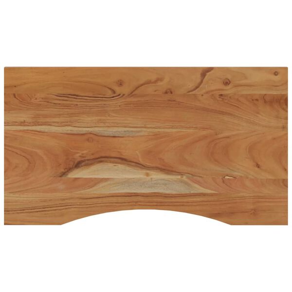 vidaXL Dessus de bureau 90x50x2,5cm rectangulaire bois massif d'acacia
