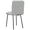 vidaXL Chaises à manger lot de 4 Gris clair Velours