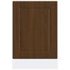 vidaXL Panneau de lave-vaisselle Porto chêne marron 45x1,5x67 cm
