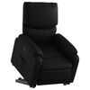 vidaXL Fauteuil inclinable Noir Similicuir