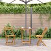 vidaXL Table pliable de jardin 70 cm Bois d'acacia solide