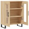 vidaXL Buffet ch&ecirc;ne sonoma 69,5x34x90 cm bois d'ing&eacute;nierie
