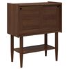vidaXL Table console BILBAO Caramel fonc&eacute; 80 x 40 x 95 cm