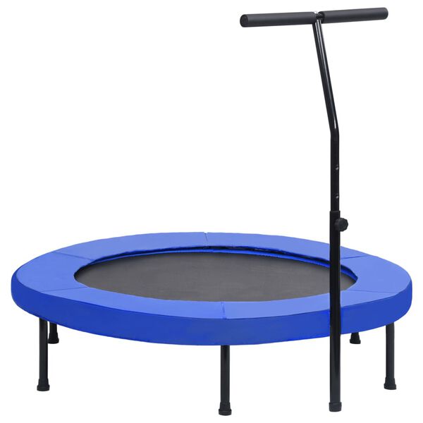 vidaXL Trampoline de fitness avec poignée et coussin de sécurité 122cm