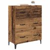 vidaXL Buffet Bois ancien 69,5 x 34 x 90 cm Bois d'ing&eacute;nierie et fer