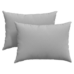 vidaXL Coussins de canap&eacute; 2 pcs Gris nuage 70 x 50 cm tissu