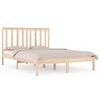 vidaXL Cadre de lit sans matelas bois massif